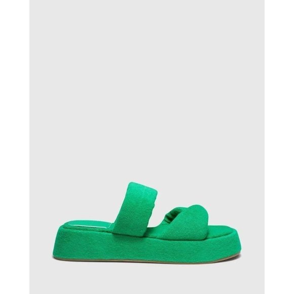 Cherrichella Lola Slides Green Size 38 BNWOB - Picture 4 of 9